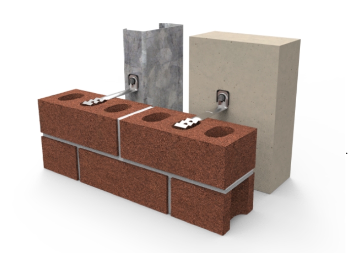 Medium Duty Thermal Break Veneer Wall Tie by Cerra Metal Works
