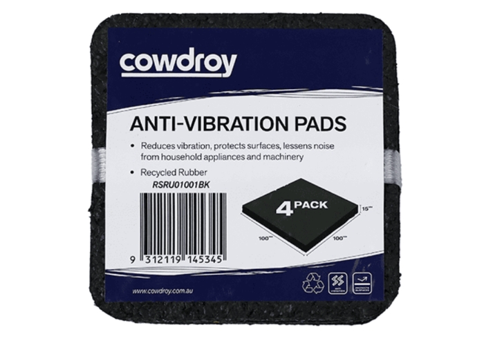 Anti Vibration Pads for Washing Machines by Cowdroy