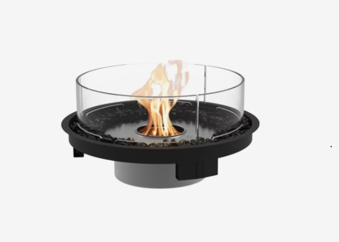 Compact Round 20 Fire Pit Kit by EcoSmart Fire