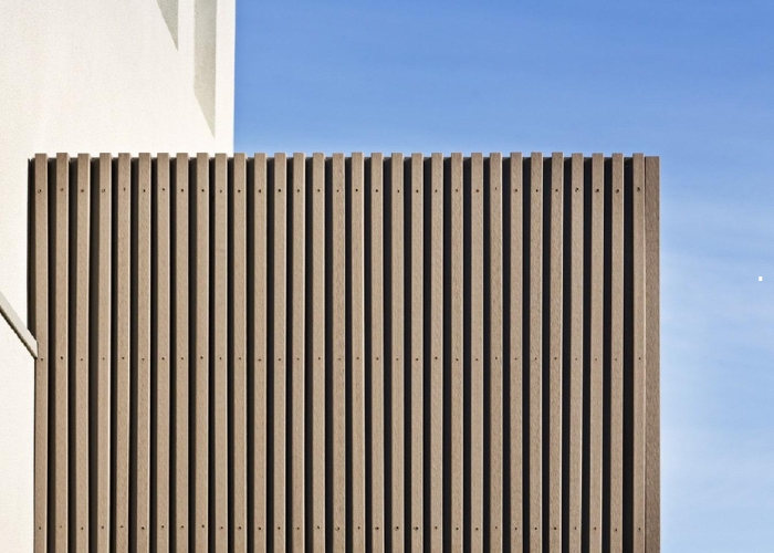 Facade Screening for Industrial Equipment by Futurewood