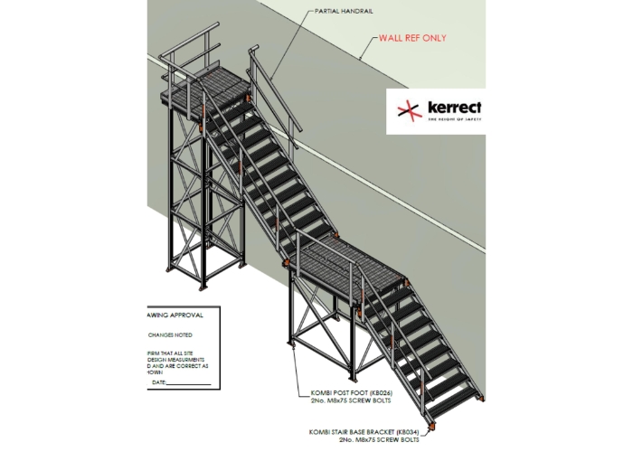 Stair Access System for Police Stations by Kerrect Group