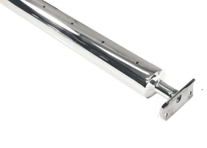 Ready-to-Install Stainless Steel End Post by Miami Stainless