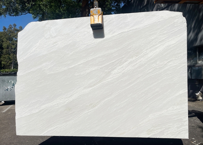 Warm White Marble Slab for Kitchen Benchtops from RMS Marble