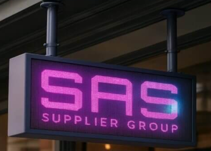 Under Awning LED Digital Signs by SAS Signages