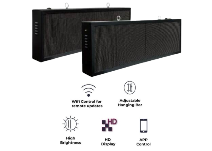 Under Awning LED Digital Signs by SAS Signages