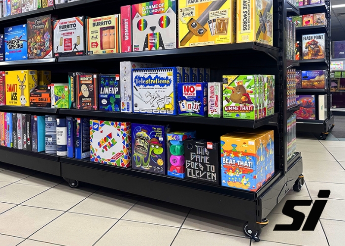 Mobile Shelving Solution for Shops by SI Retail