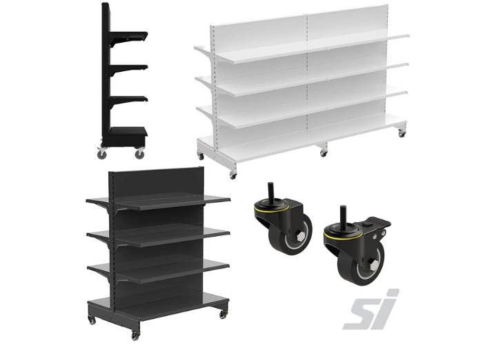 Mobile Shelving Solution for Shops by SI Retail