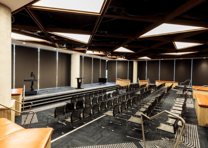 Motorised Roller Blinds for Auditoriums by Solis