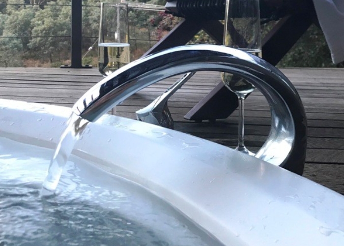 Curved Spout for Spas by Tilo Tapware