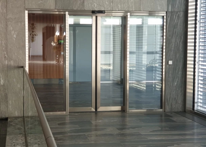 Fire Rated Glass Sliding Doors by Technical Protection Systems
