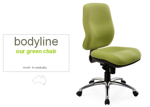 Bodyline...our green chair.