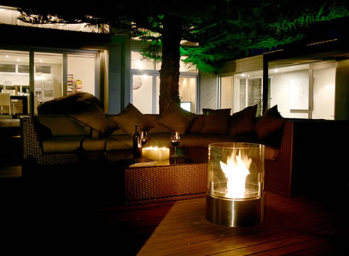 mobile outdoor fireplace