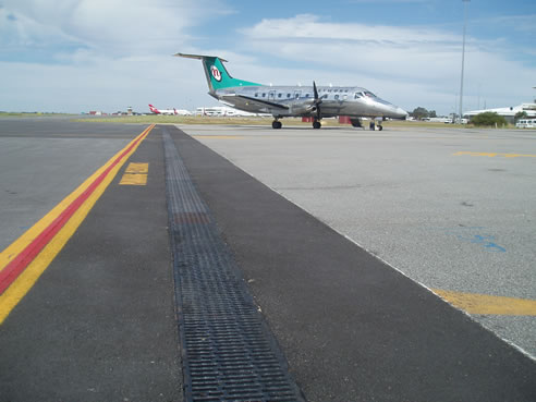 drainage system at airport