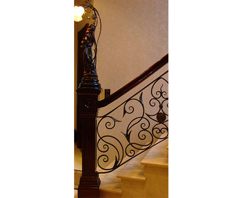 wrought iron balustrade