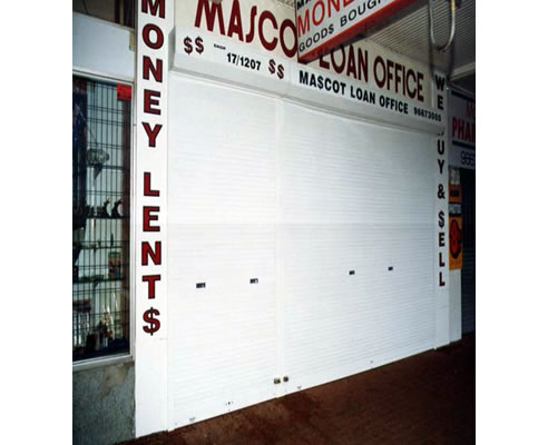 shopfront roller shutter