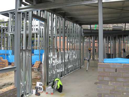 steel stud structure