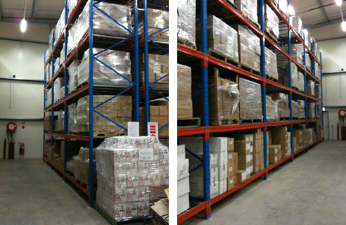 manta mesh pallet rack