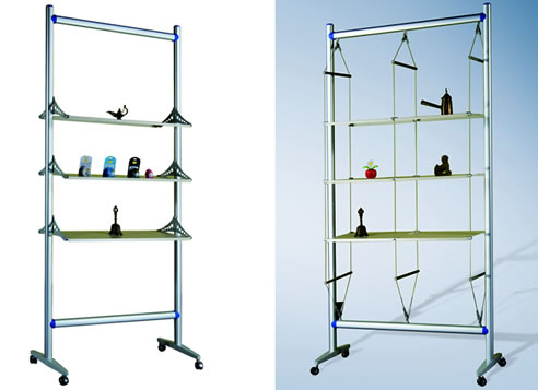 freestanding retail shelving