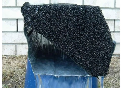 foam gutter filter