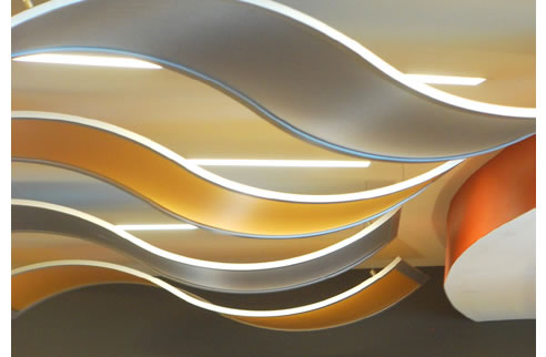 transparent canopy ceiling system