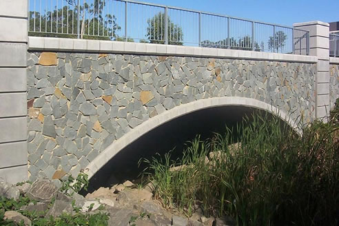 porphyry stone bridge cladding