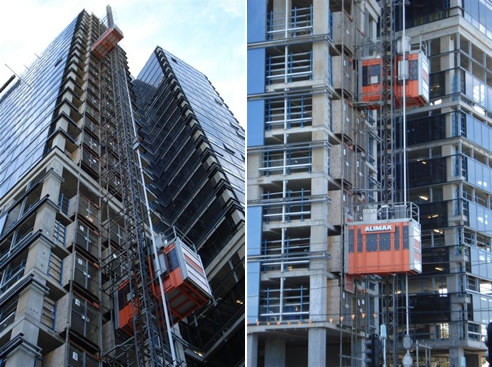 construction hoist high rise