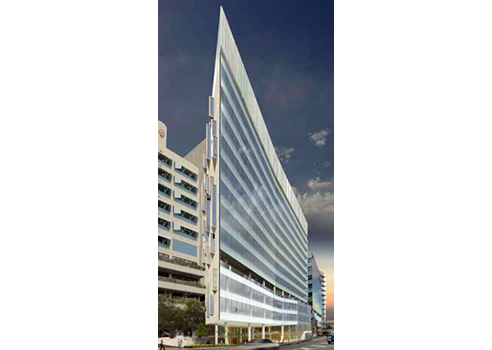 high rise building