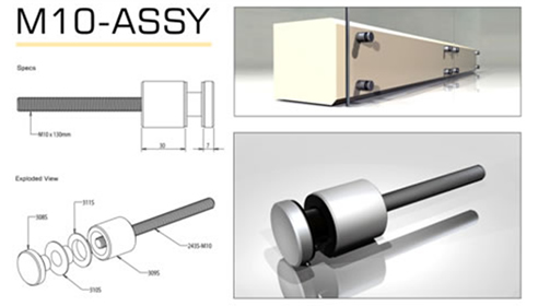 glass fixtures frameless