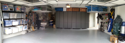 garage storage organisation