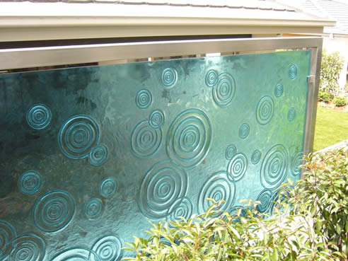 glass fountain