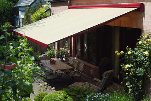 outdoor shade awning retractable