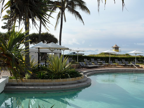 outdoor umbrella resort