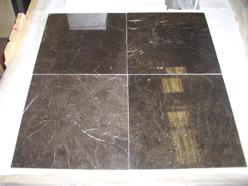 brown marble tiles