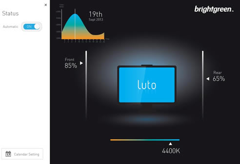 luto smartlight app screenshot