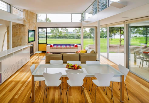 louvres providing cross ventilation