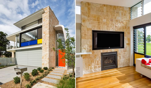 modern retro house five dock