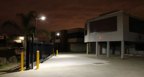 perimeter fence solar light