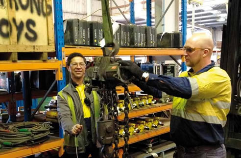 air hoist at coates hire