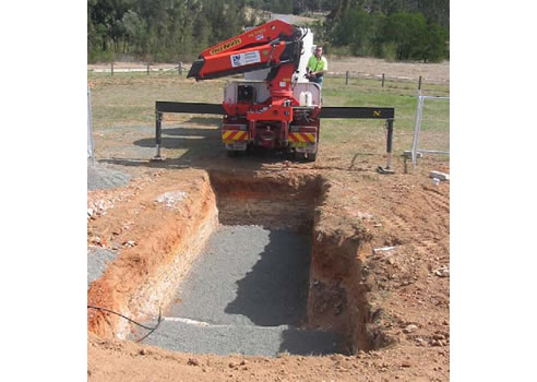 water tank installation