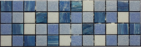 swimming pool blue mosaics