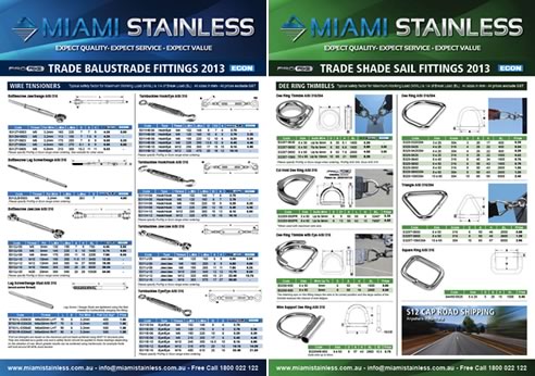 miami stainless catalogues