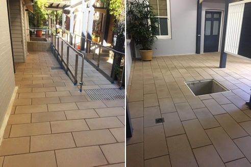 sealed concrete pavers