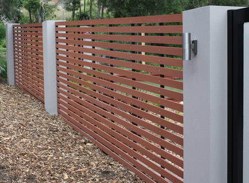 composite timber screen fence