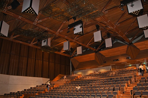 low voc timber coating auditorium