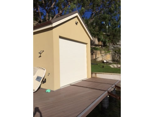 boat shed salt resistant roller shutter