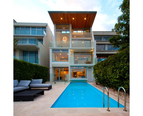 travertine pool surround