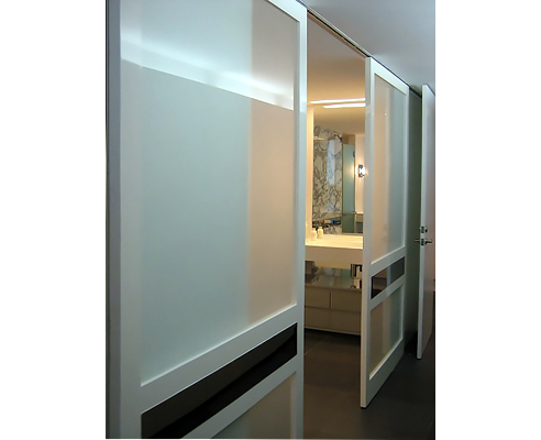 overlay sliding door