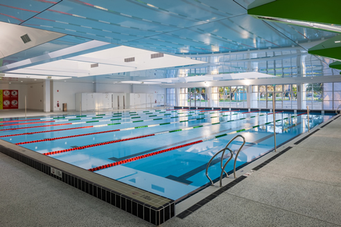 crystal high gloss aquatic centre ceiling