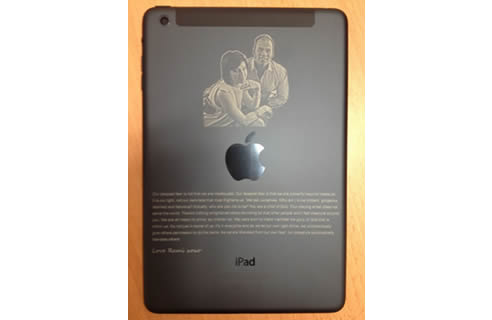 Laser Engraving iPad