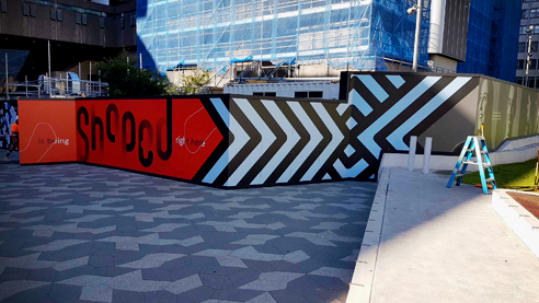 Hoarding Signage from Scaffad